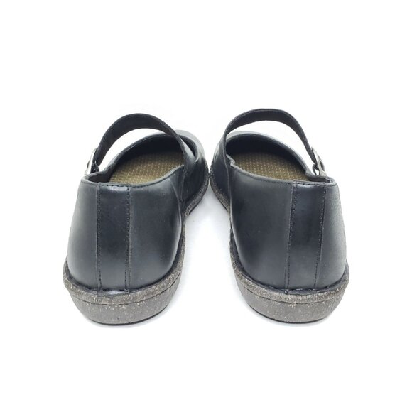 Born Basics Mary Jane Womens Buckle Comfort Flats Black Leather EU 41-42 US 11 - Picture 6 of 13